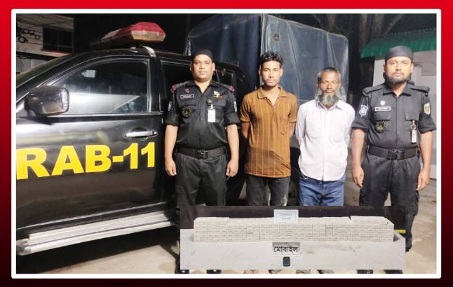 কুমিল্লায় ২৫ হাজার পিস ট্যাপেন্টাডল ট্যাবলেটসহ গ্রেফতার ২